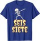 SEIS Siete Spanish Halloween 67 Boys Kids Six Seven Espanol T-Shirt - T-Shirt | Royal