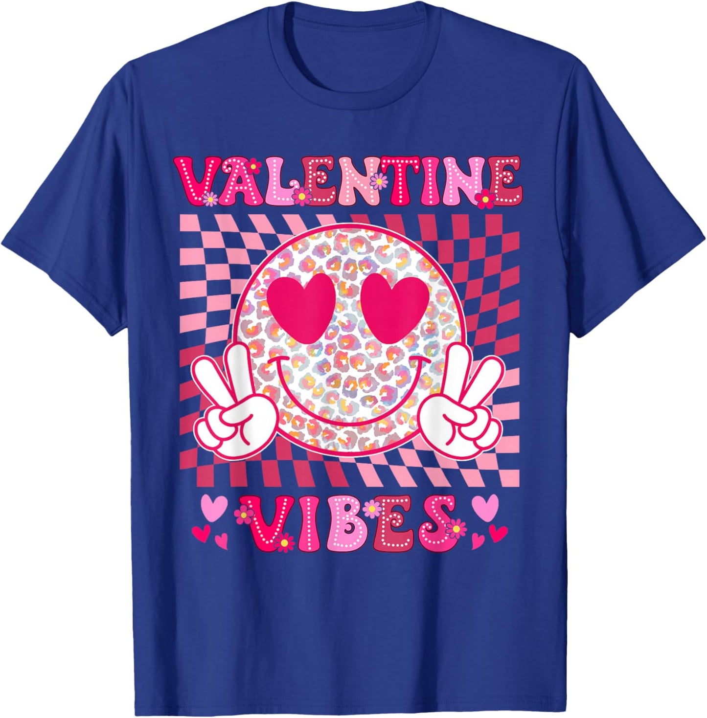 Valentines Vibes Valentines Day for Teens Boys Girls Kids T-Shirt - T-Shirt | Royal