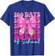 100 Days of School Teacher Girls Kids 100th Day of School T-Shirt - T-Shirt | Royal
