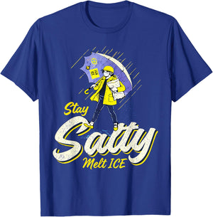 Stay Melt ICE Salty Political Retro T-Shirt - T-Shirt | Royal