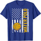 Water Polo American Flag Patriotic T-Shirt - T-Shirt | Royal