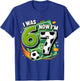 I was 6 Now Im 7 Soccer Football 7th Birthday Boy Kids T-Shirt - T-Shirt | Royal