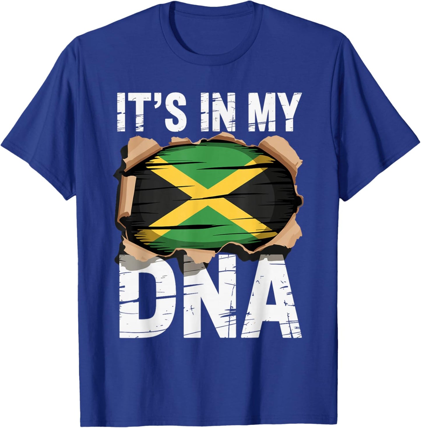It's in My DNA Jamaican Flag Identity Jamaica T-Shirt - T-Shirt | Royal