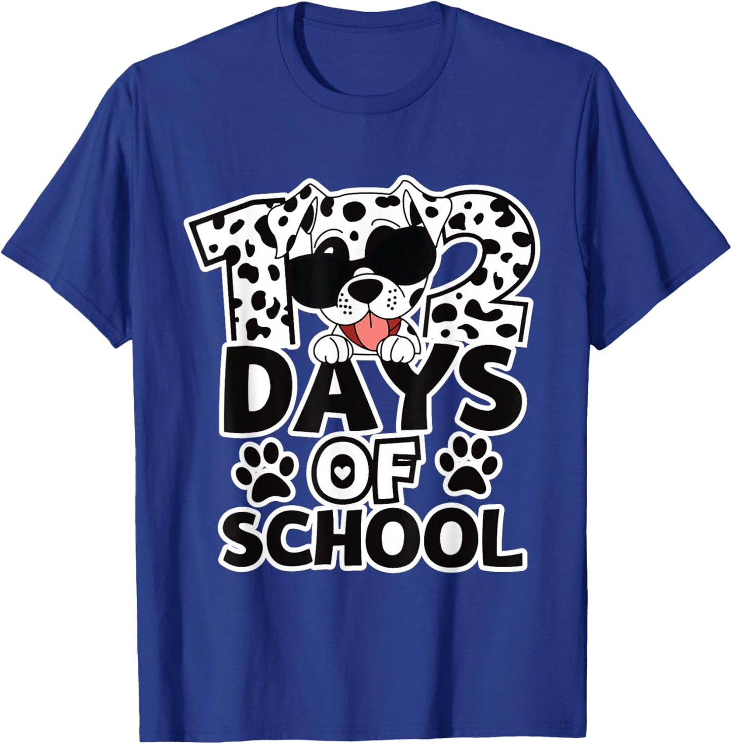 100 Days of School Dog Lover 102 Day of School for Boy Kids T-Shirt - T-Shirt | Royal