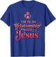 Christian Valentine in A Relationship with Jesus T-Shirt - T-Shirt | Royal