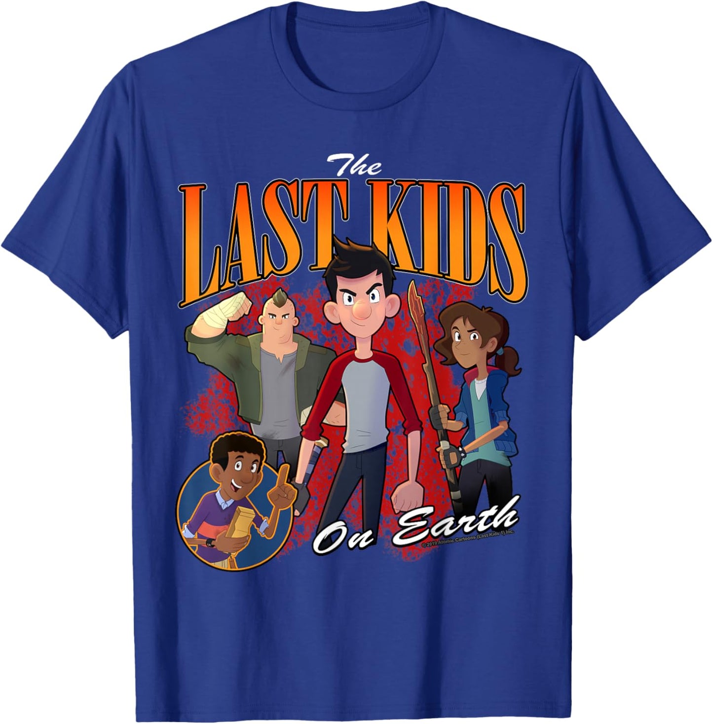 Last Kids Group Bootleg T-Shirt - T-Shirt | Royal