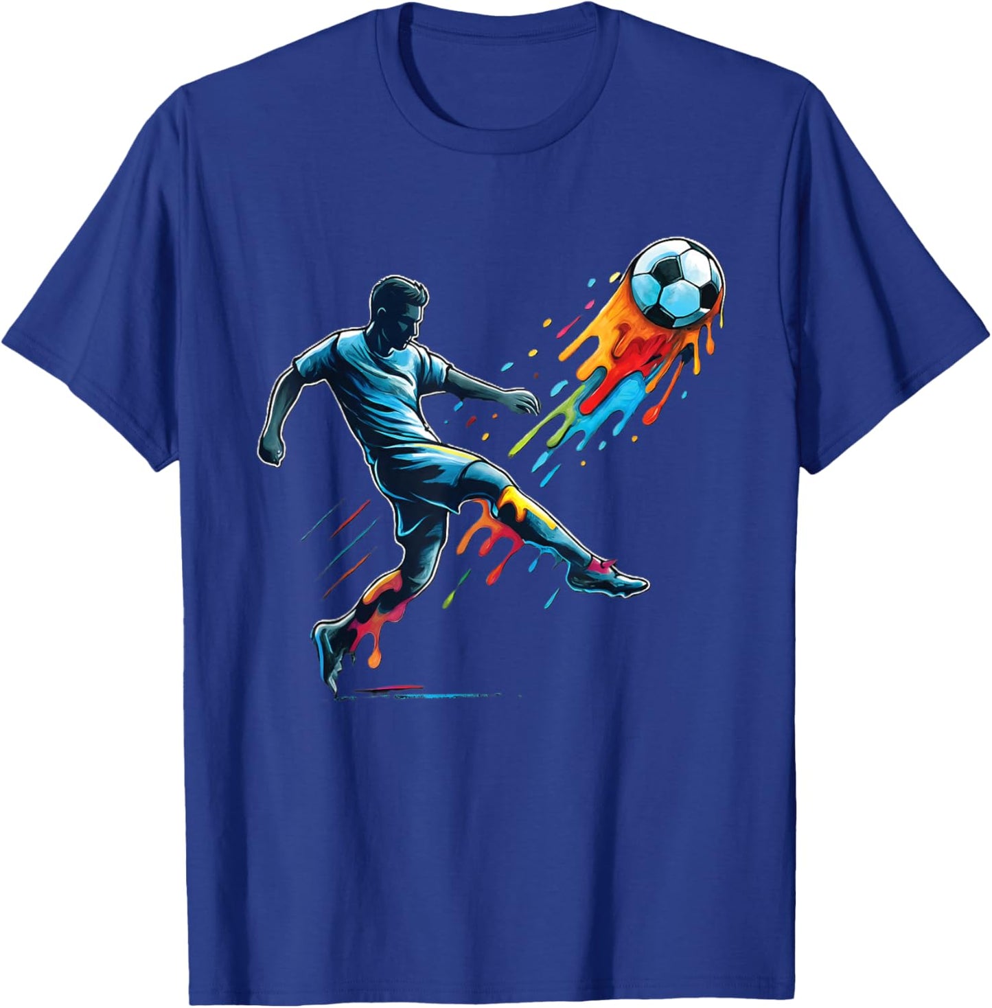Soccer Drip Kids Youth Soccer T-Shirt - T-Shirt | Royal