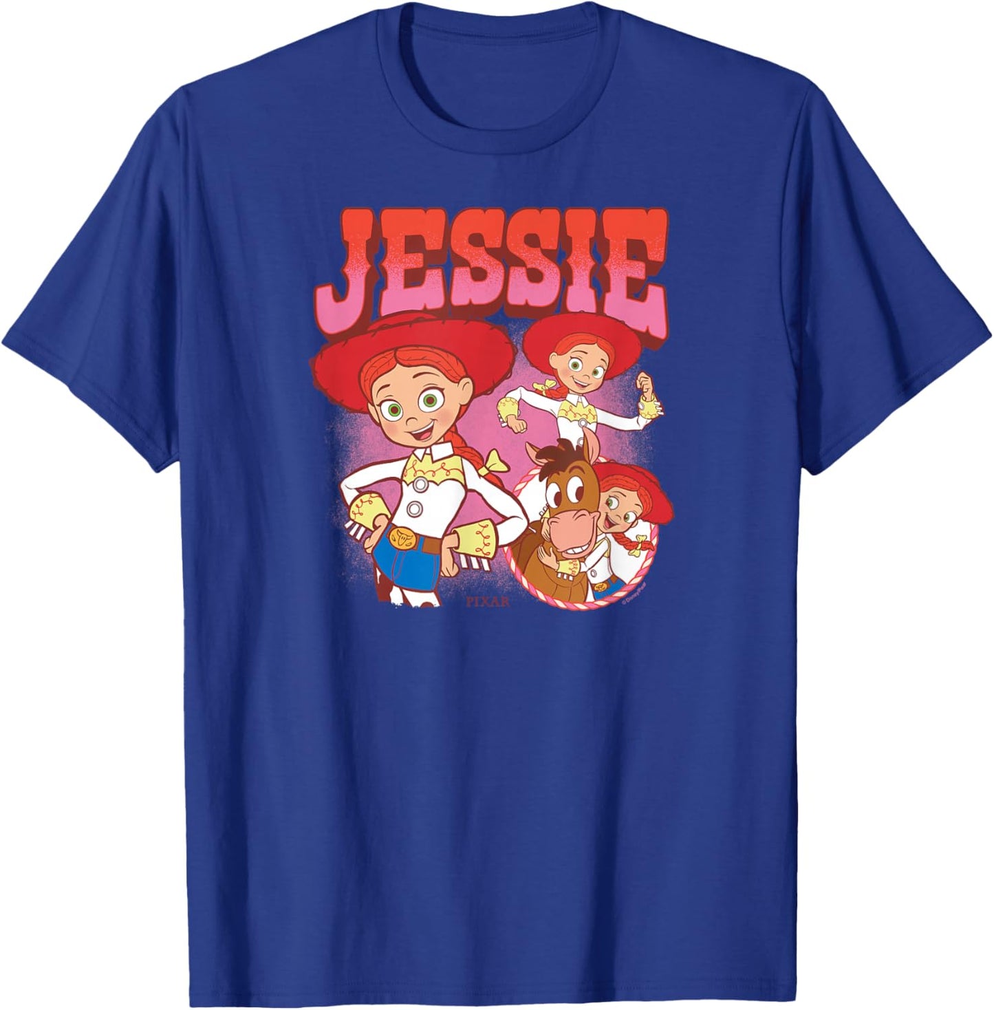Toy Story - Jessie Poses T-Shirt - T-Shirt | Royal