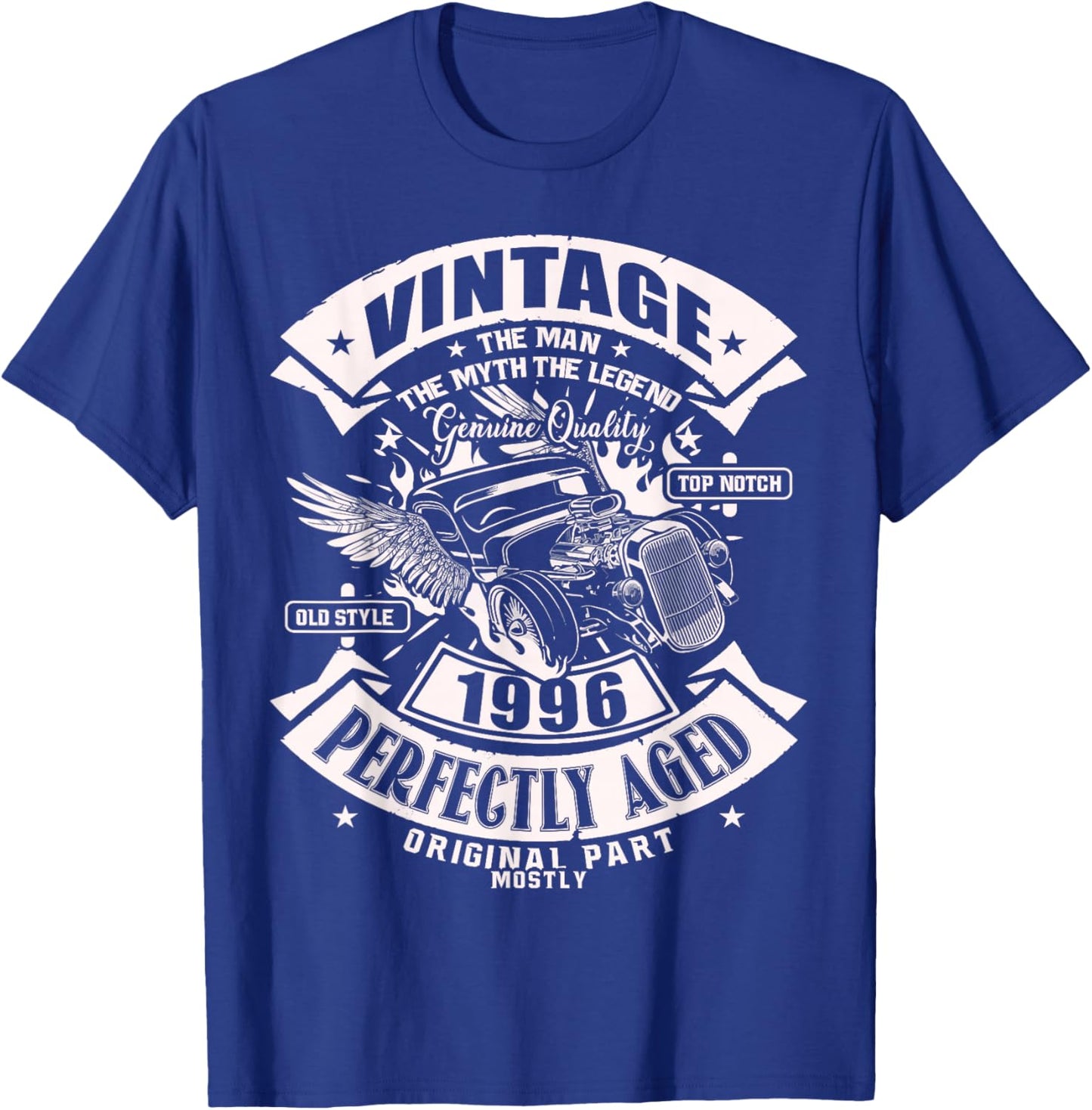 30th Birthday Gift Man Myth Legend 1996 30 Years Old T-Shirt - T-Shirt | Royal