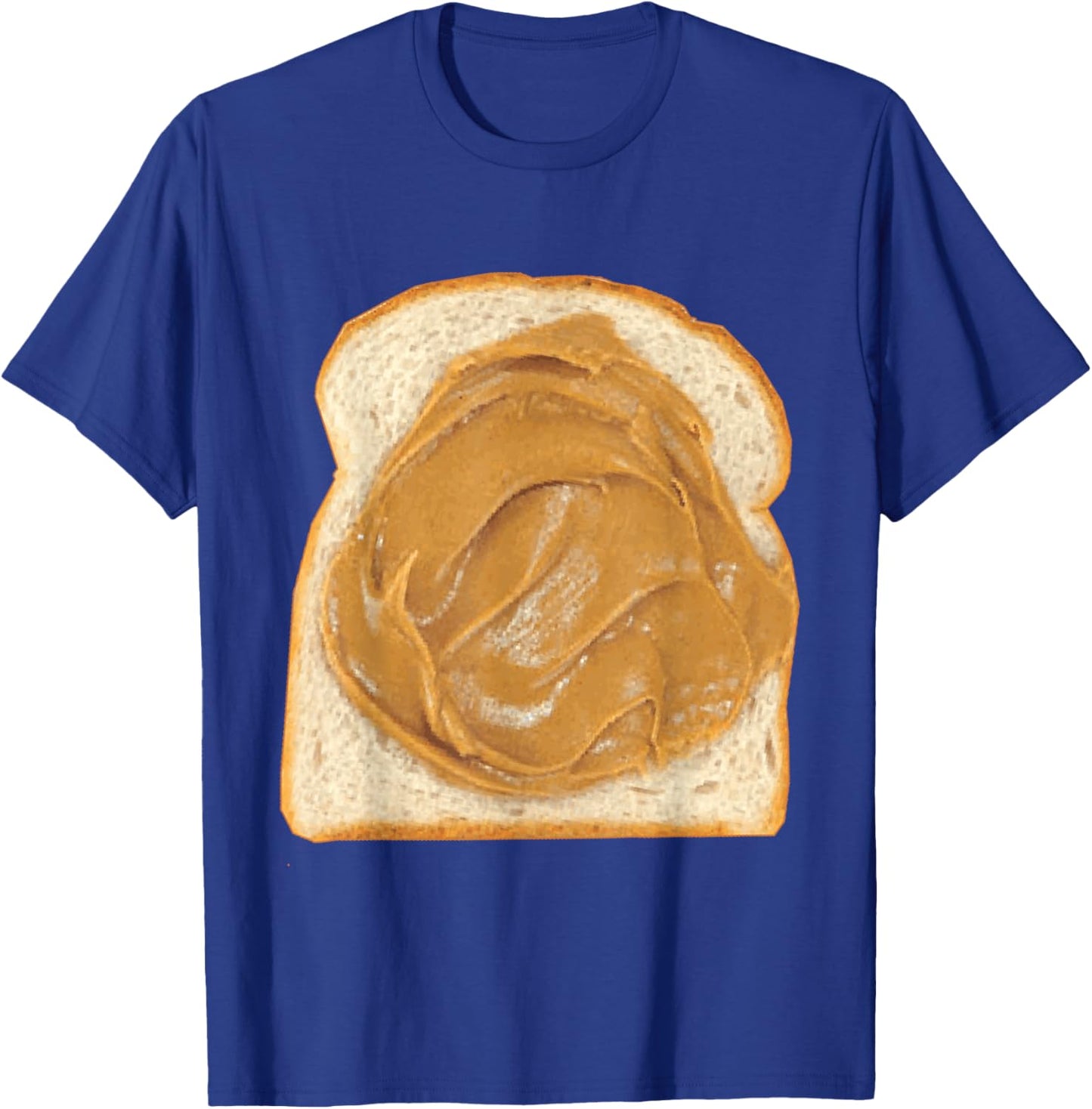Peanut Butter On Bread Slice Costume Halloween Food Couples T-Shirt - T-Shirt | Royal