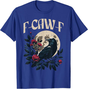 Funny Crow Meme Caw Women Kids Boys Men Girls Youth Teen T-Shirt - T-Shirt | Royal