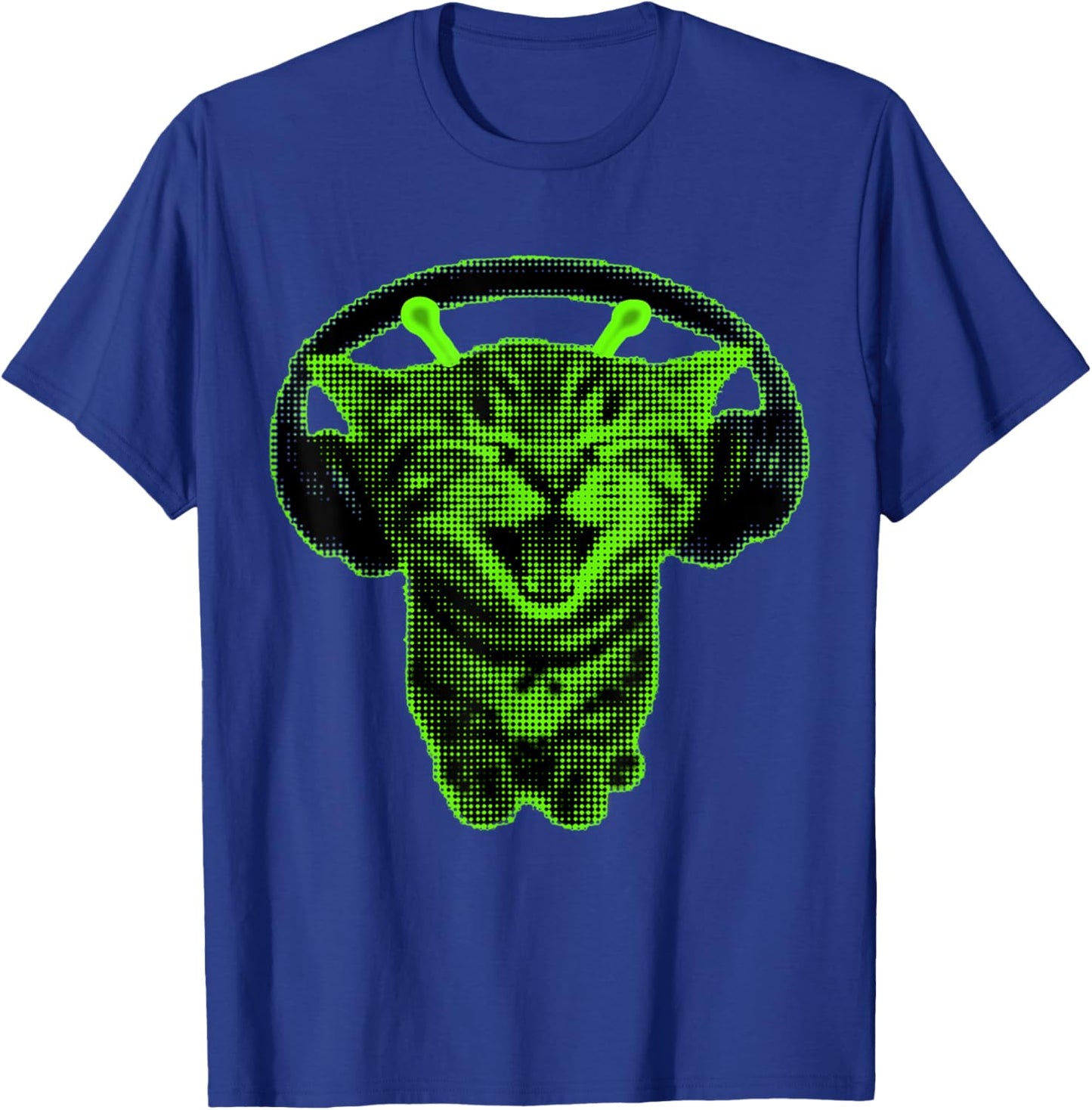 Vintage Space Kitty T-Shirt - T-Shirt | Royal