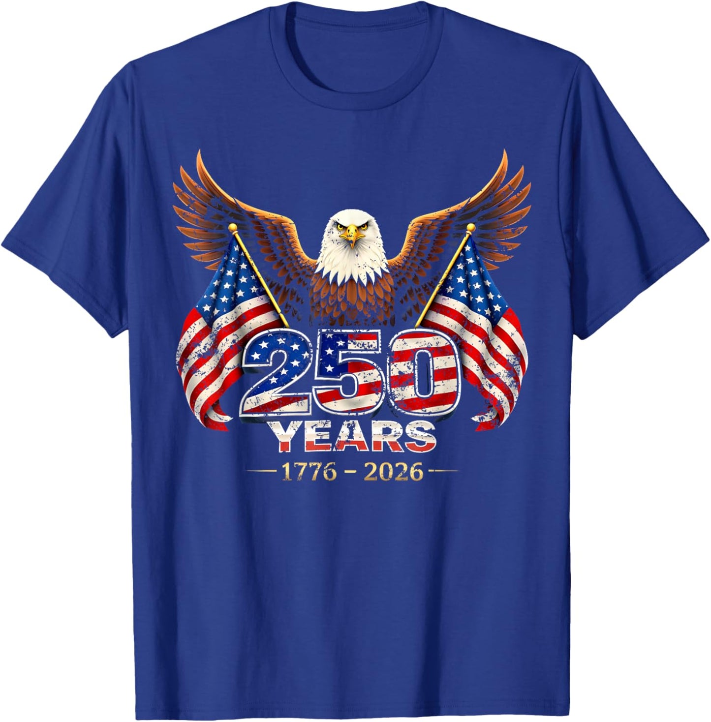 USA 250 Years 250th Anniversary Flag US Gift Women T-Shirt - T-Shirt | Royal