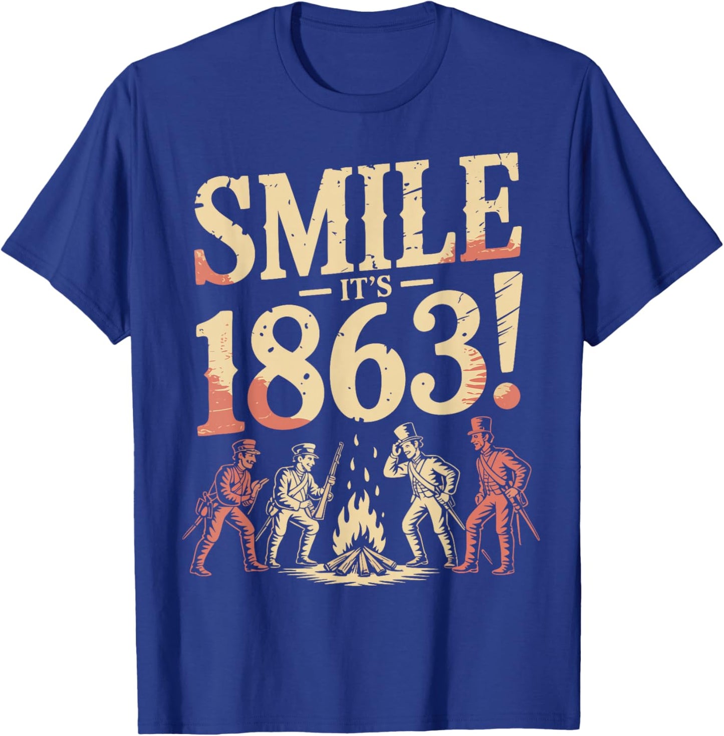 Civil War Reenactor Funny Reenactment T-Shirt - T-Shirt | Royal
