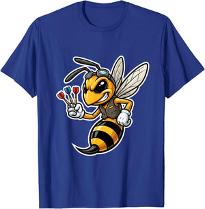 Funny Dart Wasp for Darts Player on Dartboard Men Women T-Shirt - T-Shirt | Royal