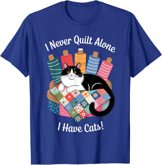 Funny Quilting Art Women Sewer Quilt Sewing Quilter T-Shirt - T-Shirt | Royal