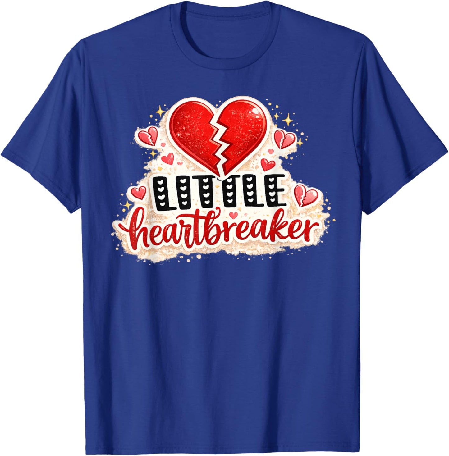 Funny Little Heartbreaker Valentines Day Boys Girls Kids T-Shirt - T-Shirt | Royal