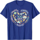 Happy 100 Days of School 100th Day of School Kids Boys Girls T-Shirt - T-Shirt | Royal
