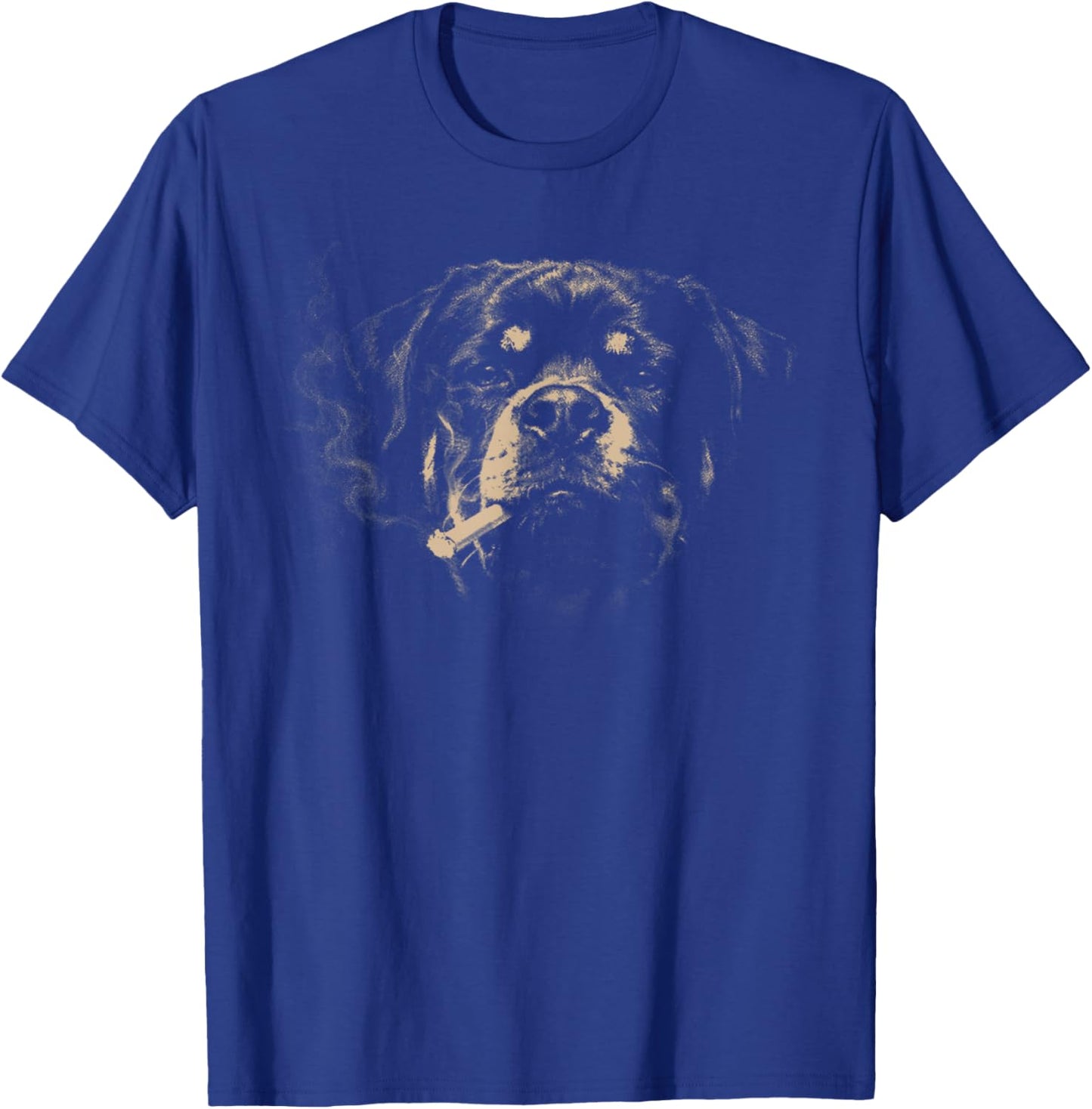Dog Smoking Funny Rottweiler Smoking Dog Meme T-Shirt - T-Shirt | Royal