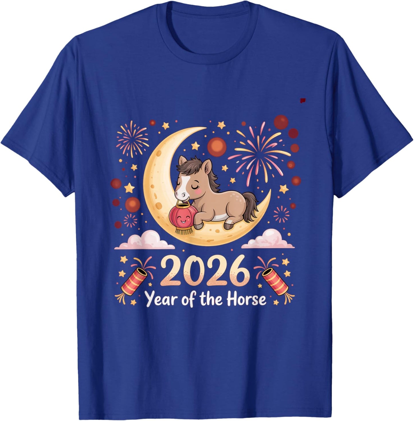 Year of The Fire Horse 2026 Festive Chinese New Year T-Shirt - T-Shirt | Royal
