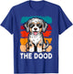 The Dood Mom Blue Merle Aussiedoodle Doodle Dog Dad T-Shirt - T-Shirt | Royal