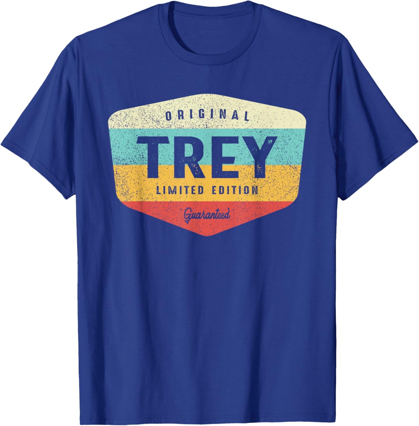Trey Personalized Name - Trey T-Shirt - T-Shirt | Royal