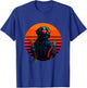 Retro Dog with Cable Wiring Electrician T-Shirt - T-Shirt | Royal