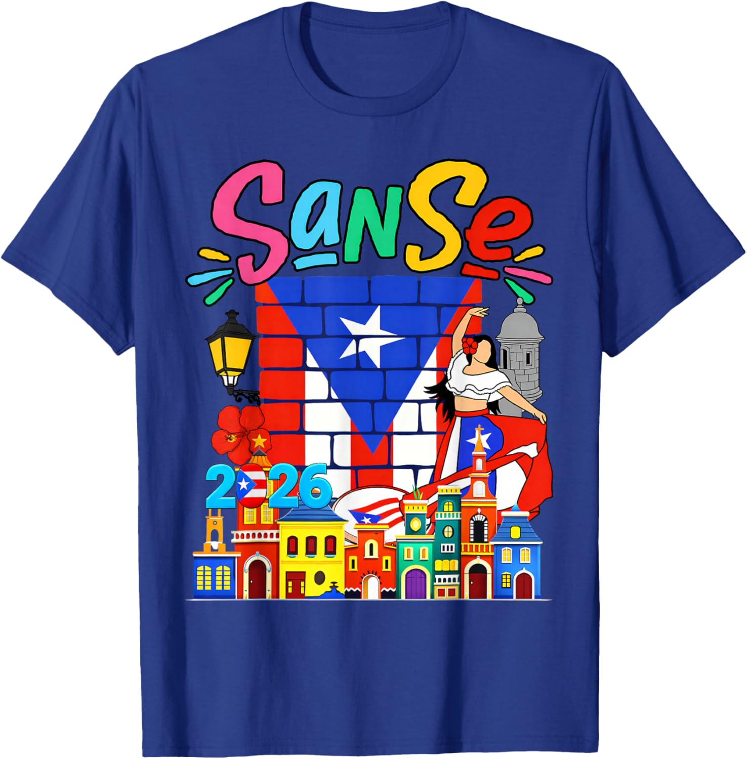 Balcones De Cora Sanse 2026 Juan San Festival San Sebastian T-Shirt - T-Shirt | Royal