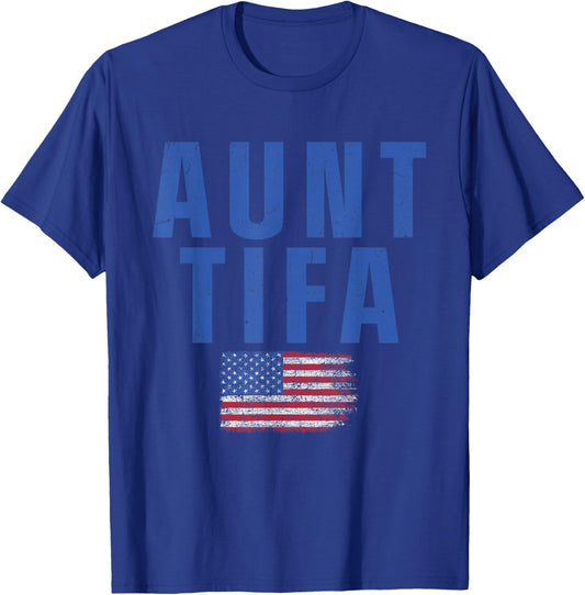 Aunt Tifa T-Shirt - T-Shirt | Royal