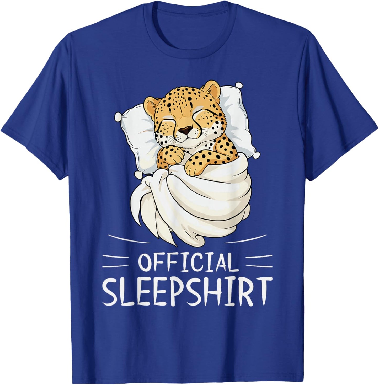 Cheetah Animal Official Sleepshirt Pajamas Nightgown T-Shirt - T-Shirt | Royal