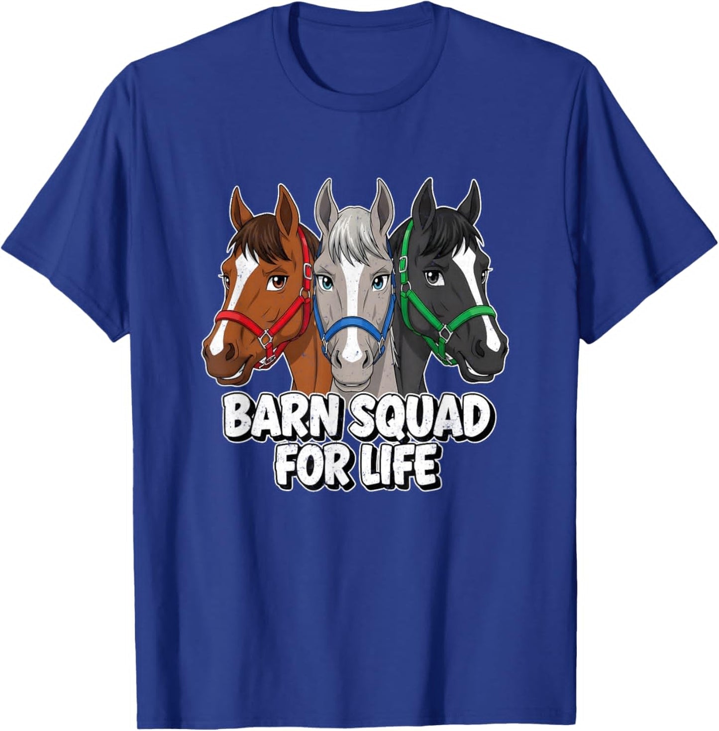Barn Squad for Life Horse T-Shirt - T-Shirt | Royal
