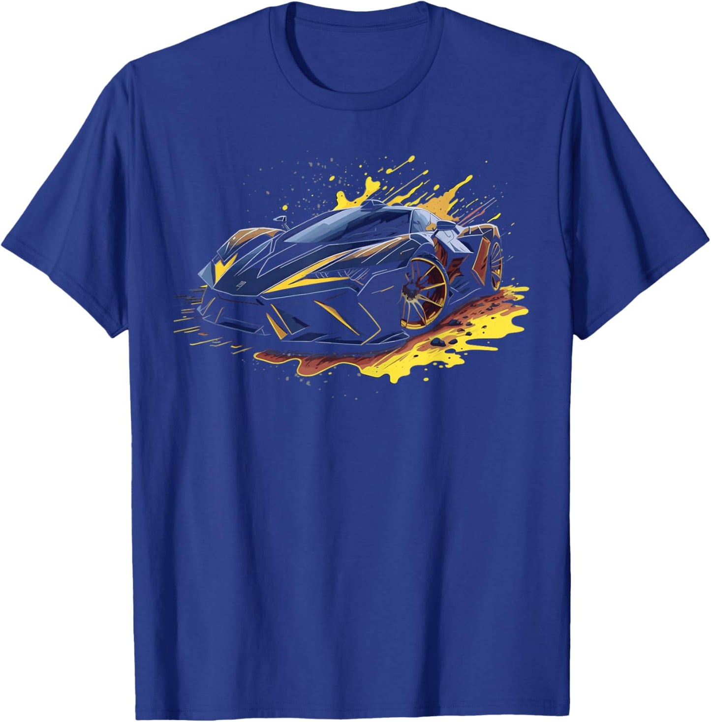 Sports Car Supercar T-Shirt - T-Shirt | Royal