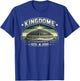 Kingdom Seattle 1976–2000 Retro Illustration T-Shirt - T-Shirt | Royal