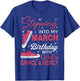 Stepping into My March Birthday with God's Grace & Mercy T-Shirt - T-Shirt | Royal