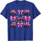 Monster Truck 4 Wheeler Offroad Girl Coquette Bow Pink Mom T-Shirt - T-Shirt | Royal