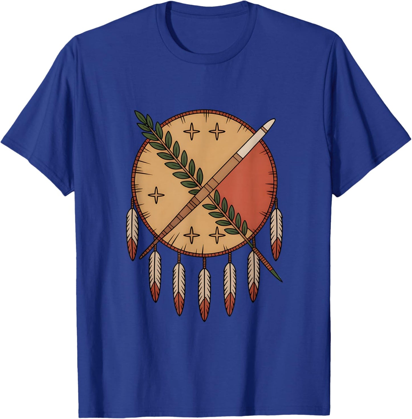 Oklahoma Flag Vintage Grunge Patriotic Home Love Men Women T-Shirt - T-Shirt | Royal
