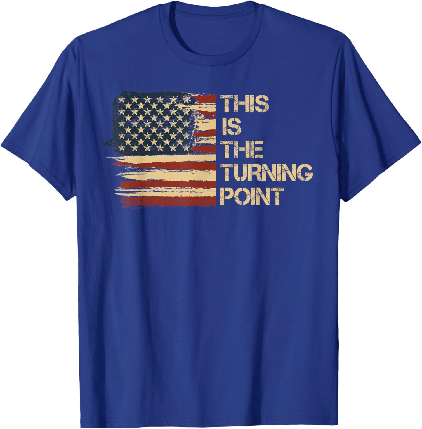 This is The Turning Point USA Flag Women Young T-Shirt - T-Shirt | Royal