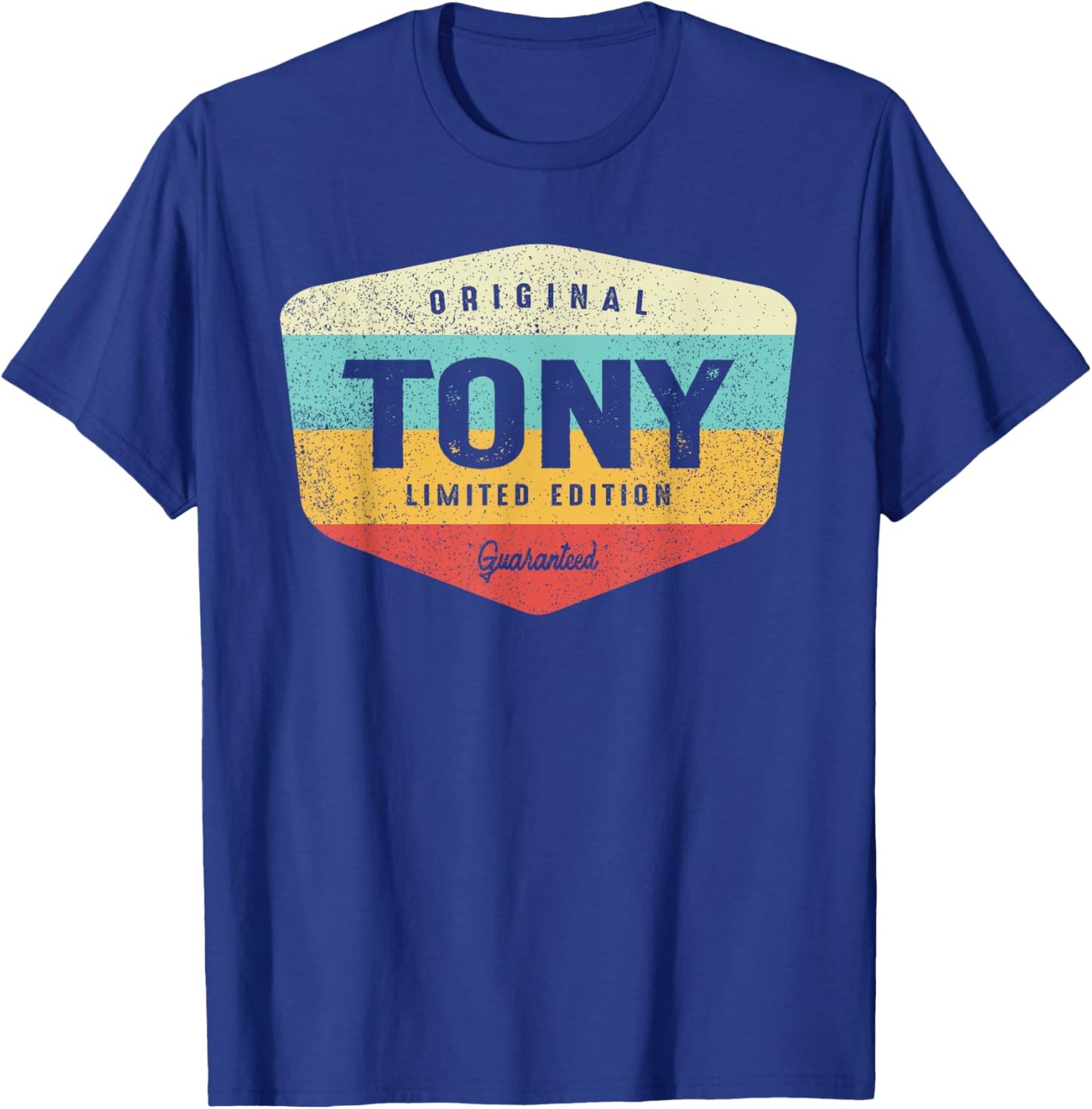 Tony Personalized Name - Tony T-Shirt - T-Shirt | Royal