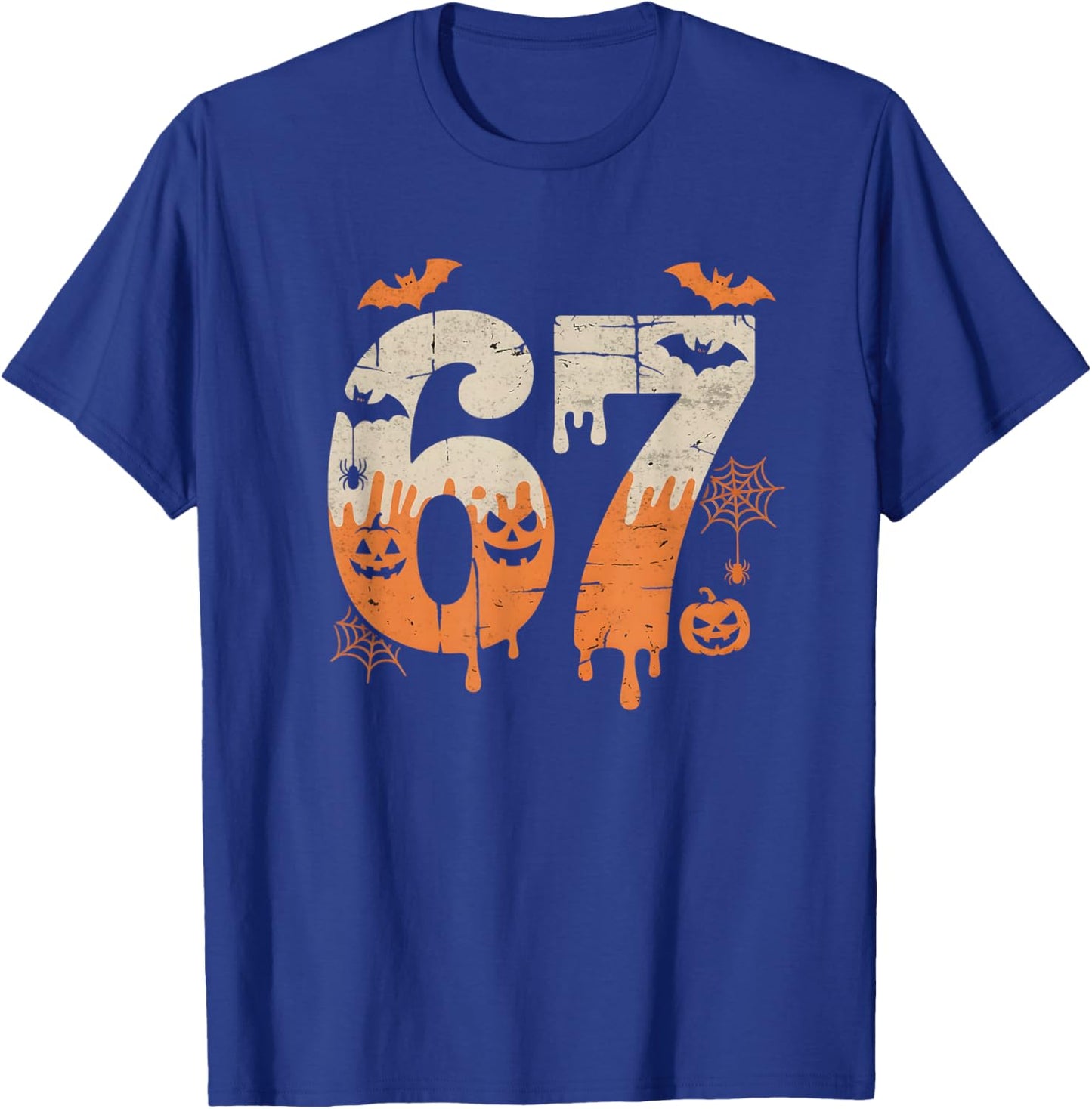 67 Six Seven Meme Halloween T-Shirt - T-Shirt | Royal