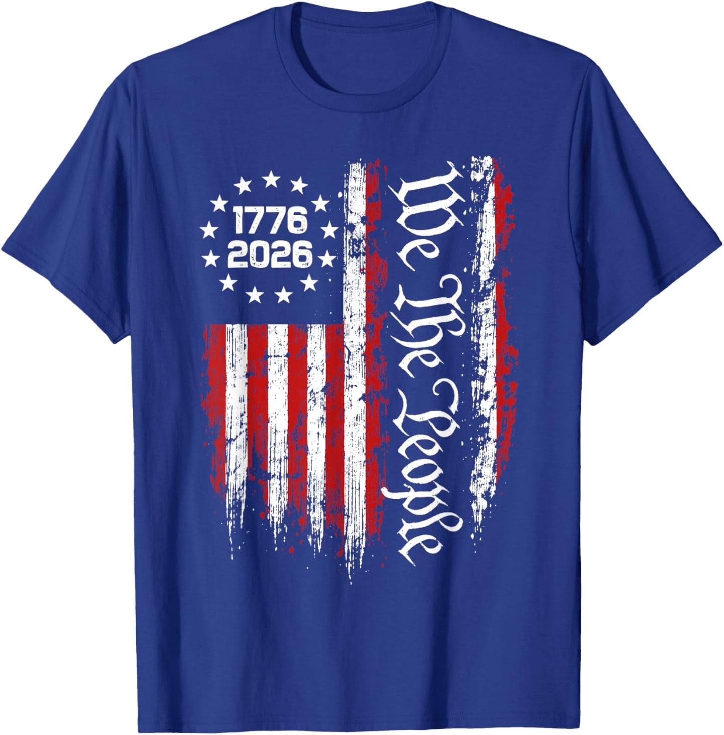 250 Anniversary USA 250th American Flag Patriotic 250 Years T-Shirt - T-Shirt | Royal
