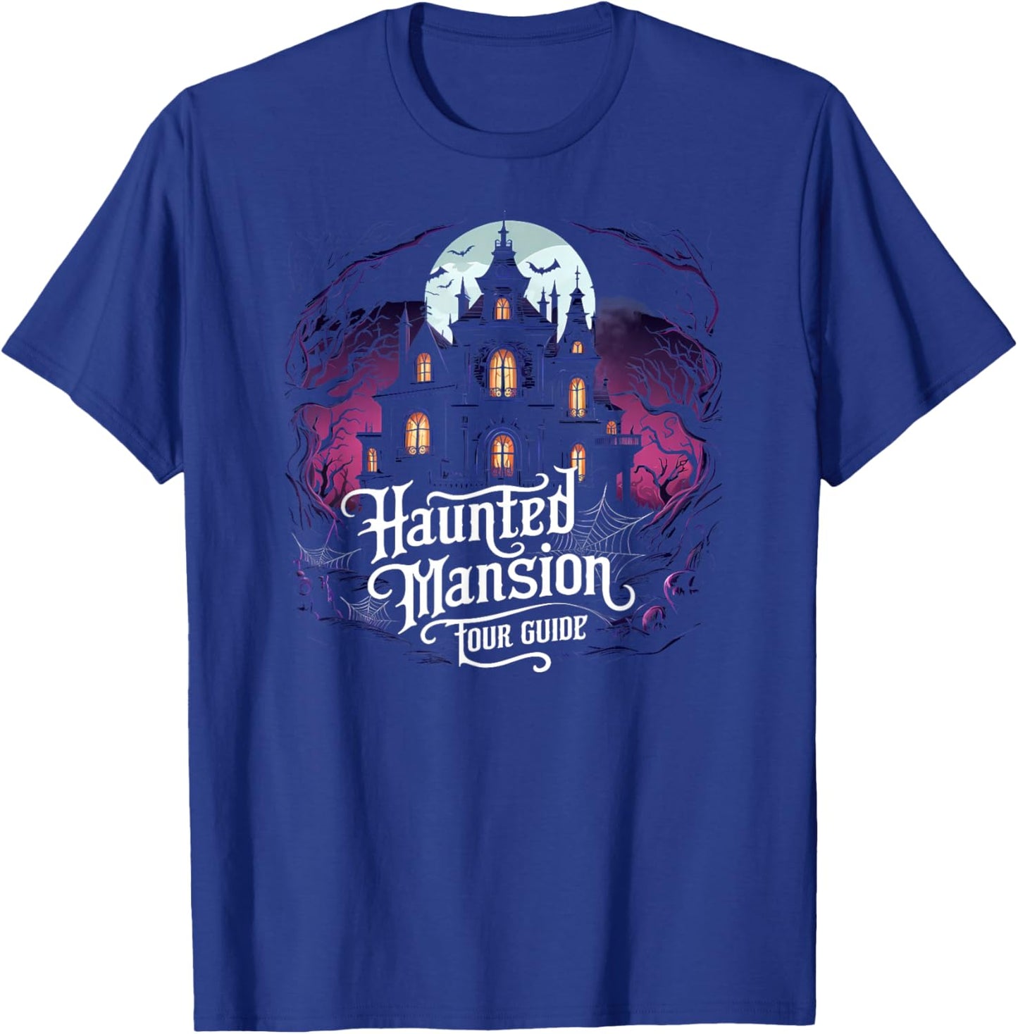 Halloween Haunted Mansion Tour Guide: Spooky Night Awaits T-Shirt - T-Shirt | Royal