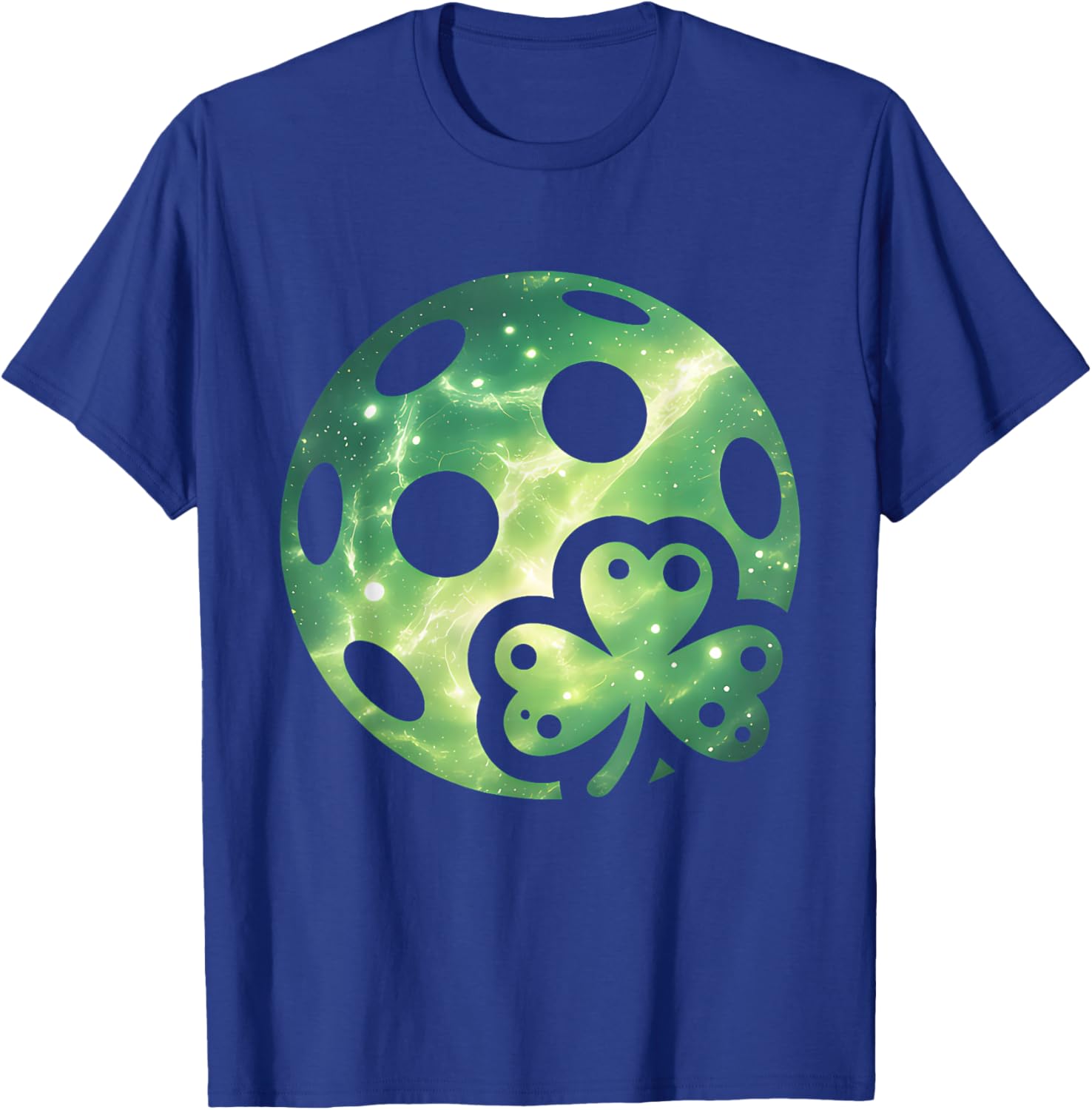 Pickleball Irish Shamrock Lucky Clover St Patricks Day Boys T-Shirt - T-Shirt | Royal