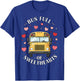 Bus Full of Sweethearts Valentine's Day School Bus Driver T-Shirt - T-Shirt | Royal