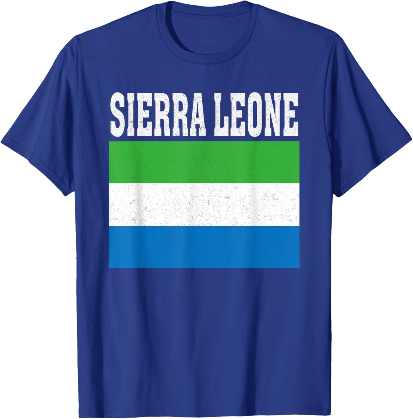 Sierra Leone Flag Patriotic National Roots Souvenir T-Shirt - T-Shirt | Royal