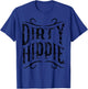 Vintage Dirty Hippie Peace Lover Gift Retro 60s 70s Costume T-Shirt - T-Shirt | Royal