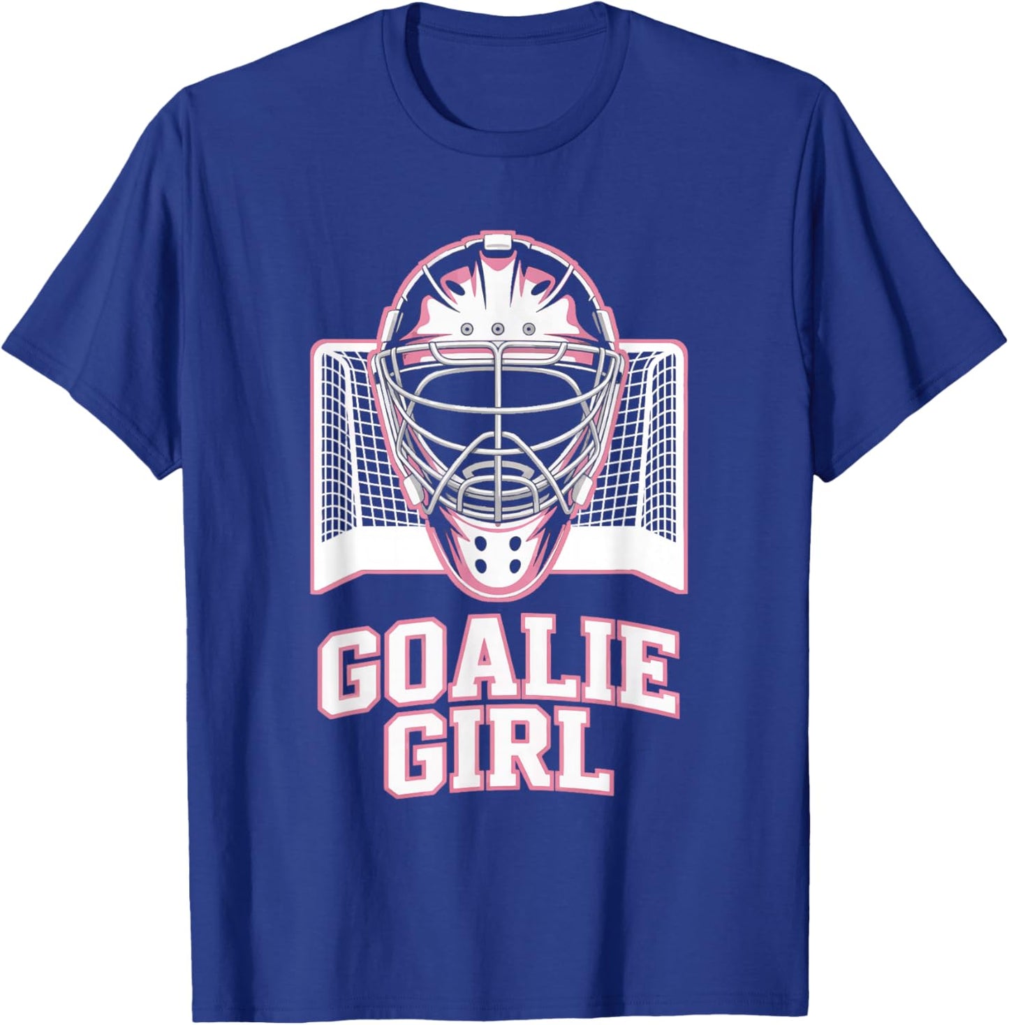 Hockey Goalie Girl Goalkeeper Female Field Hockey Player T-Shirt - T-Shirt | Royal