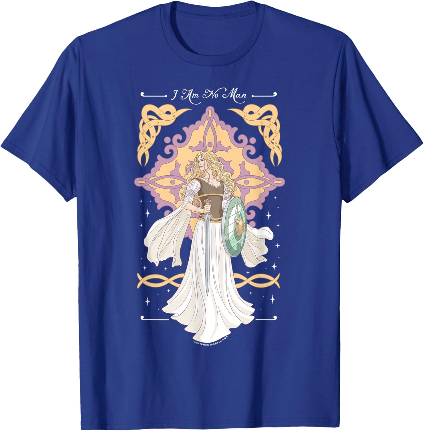 The Lord of the Rings Éowyn I Am No Man Quote Celestial Art T-Shirt - T-Shirt | Royal