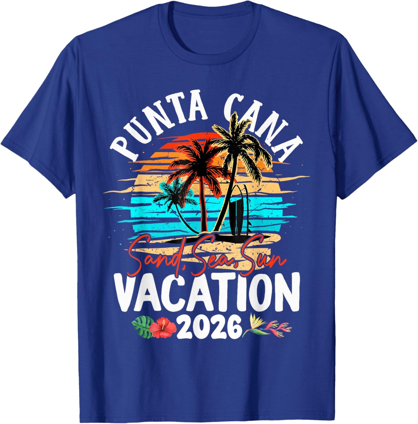 Punta Cana Dominican 2026 Vacation Matching Family Group T-Shirt - T-Shirt | Royal