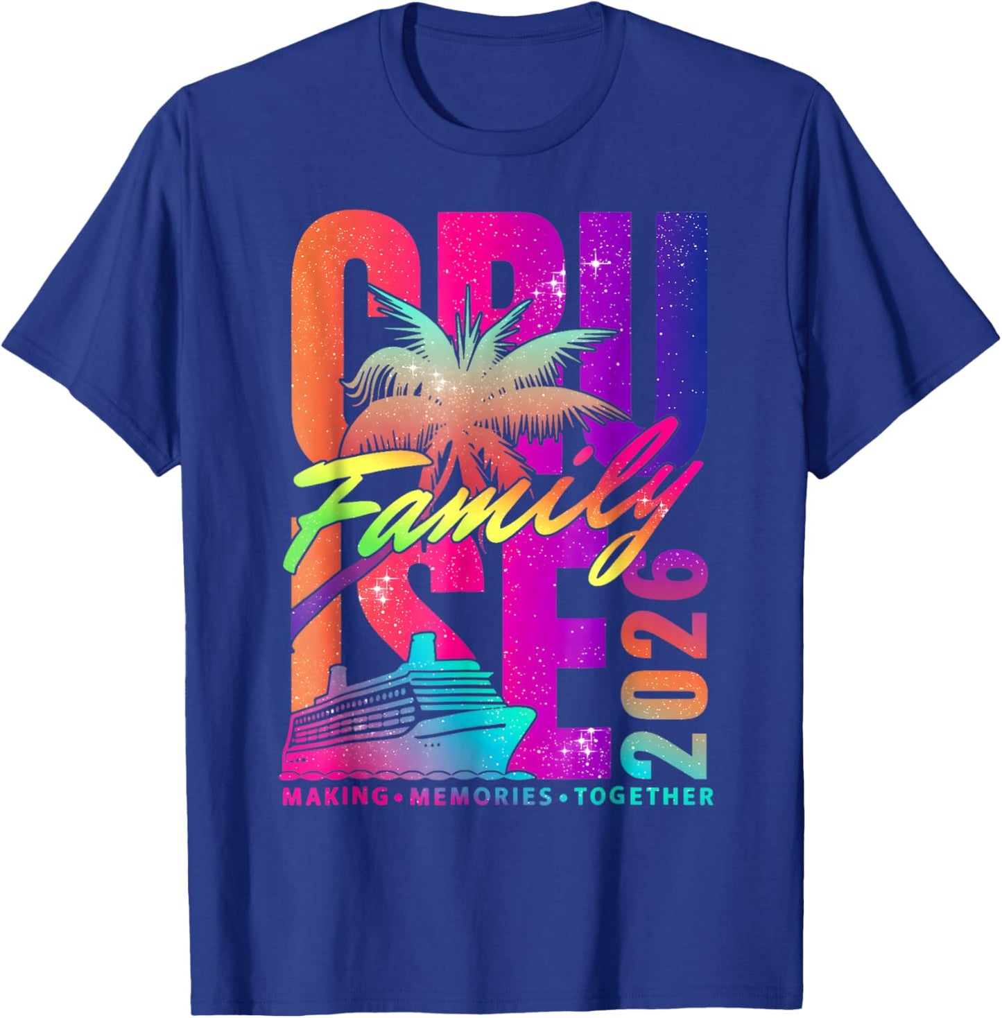 Family Cruise 2026 Family Matching Cruise Vacation Party T-Shirt - T-Shirt | Royal