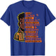 I Am Black Child Magical Intelligent History Month Boys Kids T-Shirt - T-Shirt | Royal